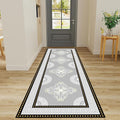 Boho Long Runners Carpet, Modern Geometric Bohemian Print by LHOMKCV