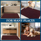OLANLY Dog Door Mat for Muddy Paws 24x16, Absorbs Moisture and Dirt, Absorbent - Image 8