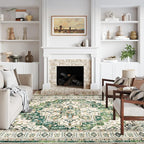 zesthome 9x12 Area Rugs, Stain Resistant Washable Rug, Ultra-Thin Rugs - Image 3