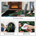Peacock Peony Rugs for Bedroom - Image 7