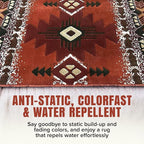 YHSF South West Native American Area Rug C318 - Image 3