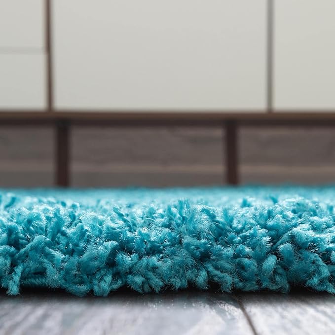 Unique Loom Solid Shag Collection Area Rug - Image 12