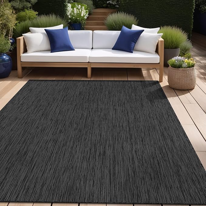 Beverly Rug Indoor Outdoor Rug 10x14, Washable Outside Carpet - Image 4