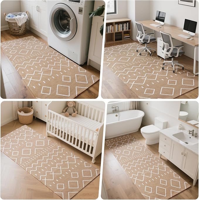Hallway Runner Rug 2x6, Washable Kitchen Runners Non Slip, Ultra Thin Entryway - Image 8