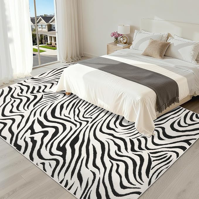YIHOUSE 9×12 Ft Area Rugs for Living Room: Modern Washable Rug - Image 4