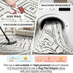 Area Rug 10x14 Rug Machine Washable Non-Slip Low Pile Print Pattern Western Rug - Image 3