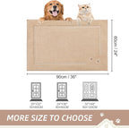 BEQHAUSE Dog Door Mat for Muddy Paws 24"x36" Dirt Trapper Absorbent Doormat Non - Image 2