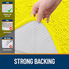 OLANLY Bathroom Rugs 44x24, Extra Soft Absorbent Chenille Bath Rugs, Rubber - Image 7