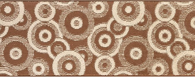 Custom Size Brown Hallway Runner Rug | Cut to Length 2'3" x 11' | Non-Slip & - Image 7