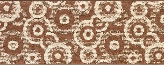 Custom Size Long Brown Hallway Runner Rug | Cut to Length 2'3" x 14' | Non-Slip - Image 7