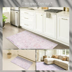 Fame Rugs Turkish Rug. Washable Vintage Oriental Antique Inspired Traditional - Image 5