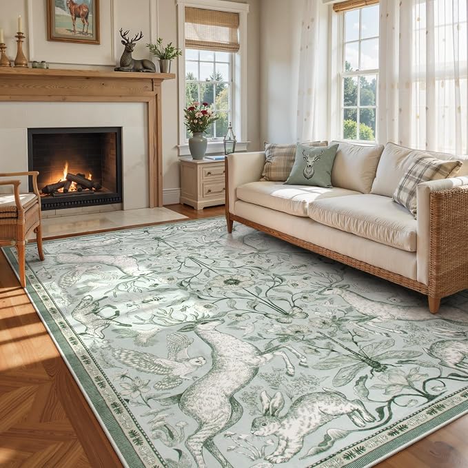 Lahome Boho Animal Washable Rugs - Image 7