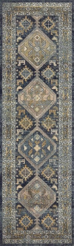 Loloi Jocelyn Collection JOC-02 Navy/Blue 9'-6" x 12'-6" .38" Thick Area Rug - Image 5
