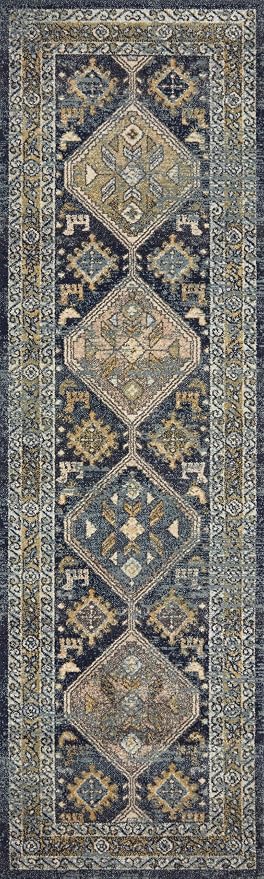 Loloi Jocelyn Collection JOC-02 Navy/Blue 9'-6" x 12'-6" .38" Thick Area Rug - Image 5