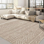 Nakagishi 8x10 Area Rugs Living Room: Washable Boho Large Neutral Soft by NakagishiAreaRug
