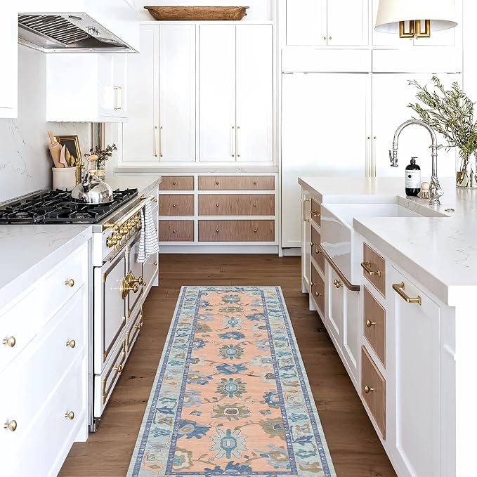 Fame Living Modern Oushak Rug, Small Throw, Accent Area Rug - Image 2