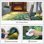 Peacock Rug 5x7-5x7 Rug, Wonderful Peacock Area Rugs - Image 7