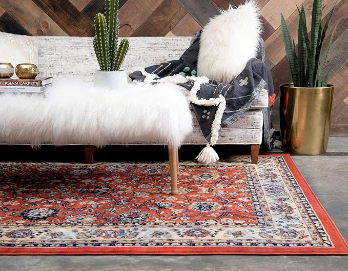 Unique Loom Sialk Hill Collection Area Rug - Image 3