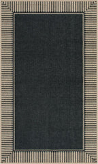 Moynesa Striped Border Easy Jute Outdoor Patio Rug 3x5, Washable Entryway Rug - Image 8