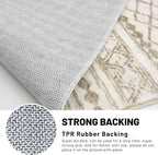 KUTA Washable Non-Slip Rugs for Entryway 2x3, Ultra Soft Vintage Geometric - Image 6