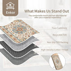 Enkor Area Soft Rugs 6x9 Washable Non Slip Boho Floor Rugs - Image 8