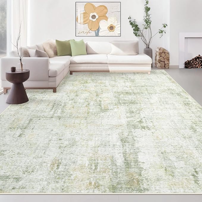 Area Rugs 8x10 Living Room: Washable Rug Modern Abstract Large Rugs Soft Non by MXSANYOORUG