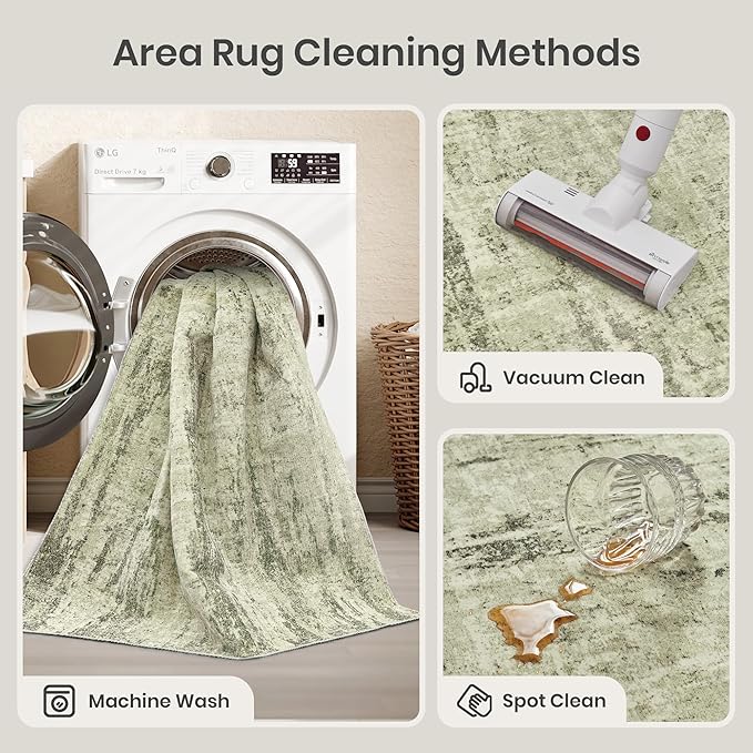 Valenrug Washable Rug 6x9 - Image 5