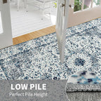 Easy-Going Large Area Rug 8x10 Washable Boho Rugs - Image 2