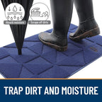OLANLY Door Mats Indoor, Dirt Resist, Entrance Washable Mat, Low-Profile Inside - Image 4