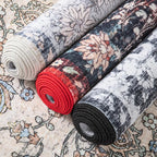 Area Rug for Living Room, 9x12 Machine Washable Non Slip Large Faux Wool Throw - Image 6