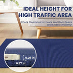 Braided Runner Rug 2.6x12 Ft Washable Runners - Image 2