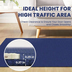 Braided Area Rug 3x5 Ft Washable Rugs - Image 2