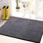 PURRUGS Dirt Trapping Door Mat 24" x 35.5", Non-Slip Machine Washable Entry Rug by PURRUGS