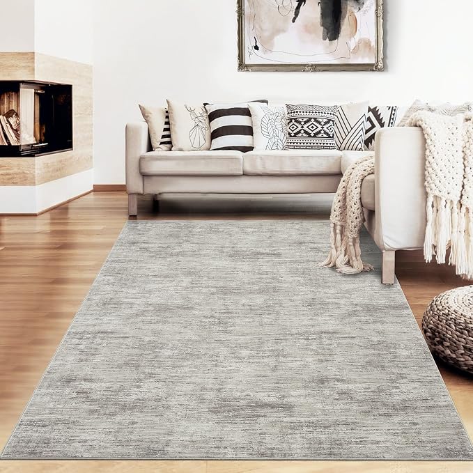 RUGSREAL Living Room Area Rug 9x12 Machine Washable Rug Non-Slip Stain - Image 2