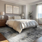 GENIMO Washable Area Rugs for Living Room, 10x14 Modern Non Slip Rugs, Low Pile - Image 9