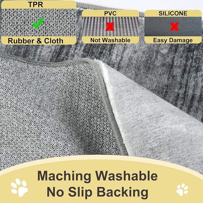 COMSLE Door Mat Soft Absorbent Indoor Front Entryway Rug Machine Washable - Image 4