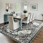 Beglad Area Rugs 5x7 for Living Room, Washable Vintage Rugs -Low Pile Soft - Image 4