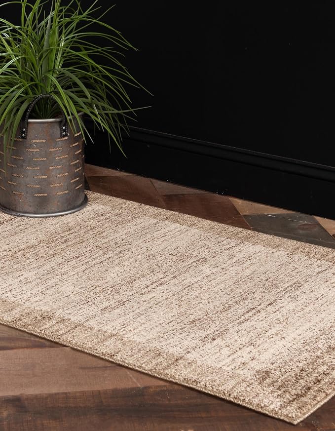 Rugs.com Angelica Collection Rug – 8 Ft Runner Beige Medium-Pile Rug Perfect - Image 3