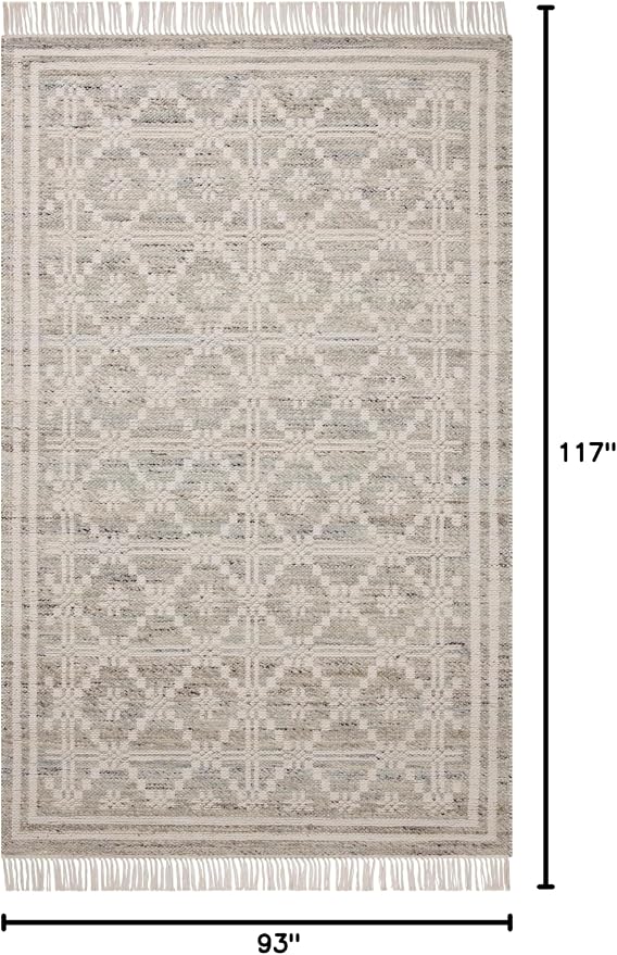 Loloi Angela Rose Rivers Collection RIV-02 Lagoon/Ivory 7'-9" x 9'-9" - Image 2