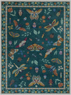 Lahome Insect 9x12 Area Rugs for Living Room Bedroom, Soft Washable Rugs 9x12 - Image 7