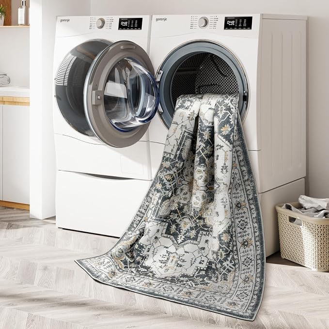 zesthome Washable Rug 6x9 Area Rugs, Stain Resistant Rugs - Image 6