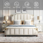 Easy-Going Area Rug 5x7 Washable Boho Rugs - Image 4