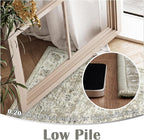 jinchan Fiora Washable Area Rug 4x6 Ultra-Thin Low Pile Non Slip Stain - Image 7