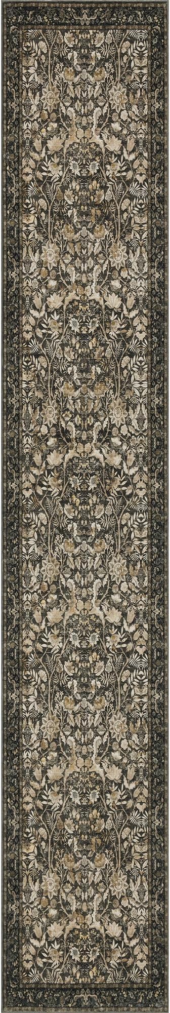 Washable Runner Rug 2x10: Vintage Boho Floral Carpet Runners - Image 8