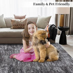 Garvee Bath Rugs for Bathroom 5x7 Rug for Entryway Indoor Machine Washable Area - Image 2