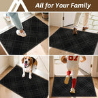 COSY HOMEER Plaid Door Mat 20" x 32", Dirt Trapper Entryway Rugs, Non-Slip - Image 9