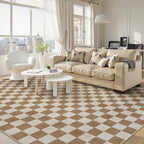 LIVEBOX 9x12 Area Rugs for Living Room, Checkered Non-Slip Washable Rugs - Image 5