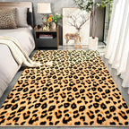 Amearea Soft Leopard Rugs for Bedroom Living Room, 4x6 Modern Cheetah Print - Image 2