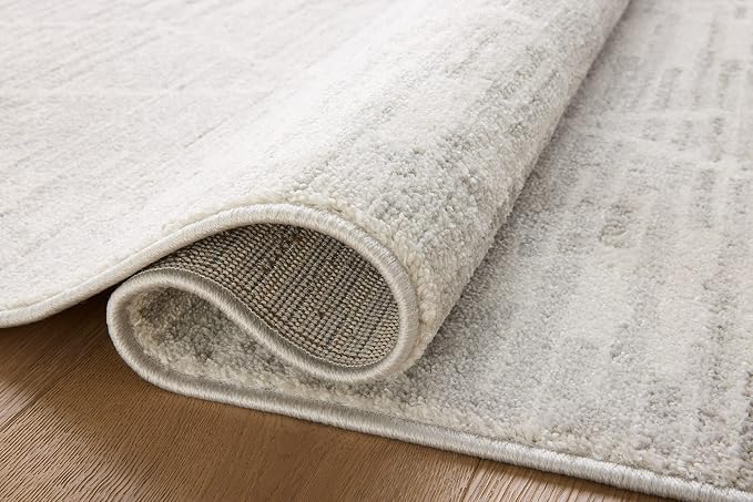 Loloi Kamala Collection KAM-02 Ivory/Silver 2'-7" x 8'-0" Runner Rug - Image 4