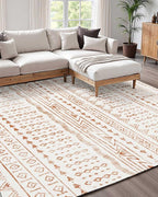 VEVOR 5 x 8 ft Area Rug Large Washable Rug Non-Slip and Tear-Resistant Soft - Image 3